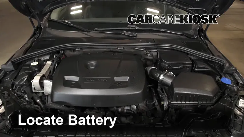 2015 Volvo V60 T5 2.0L 4 Cyl. Turbo Battery Replace